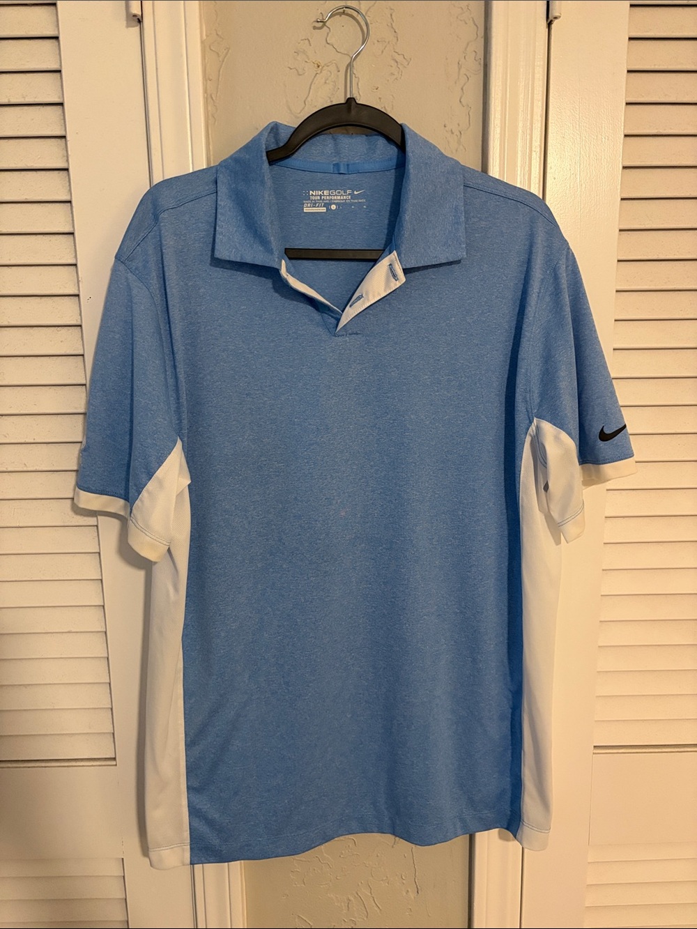Nike Men’s Blue & White Golf Polo